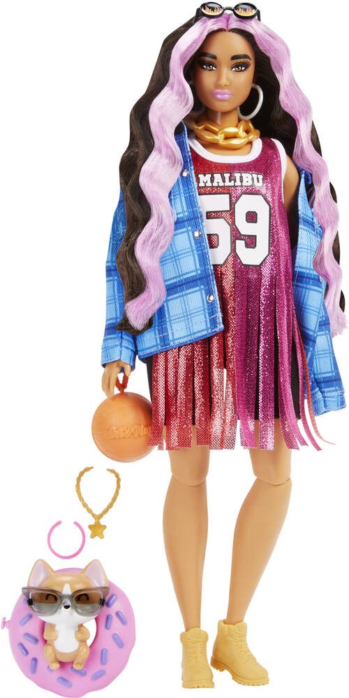 Barbie - extra robe basketball, poupees