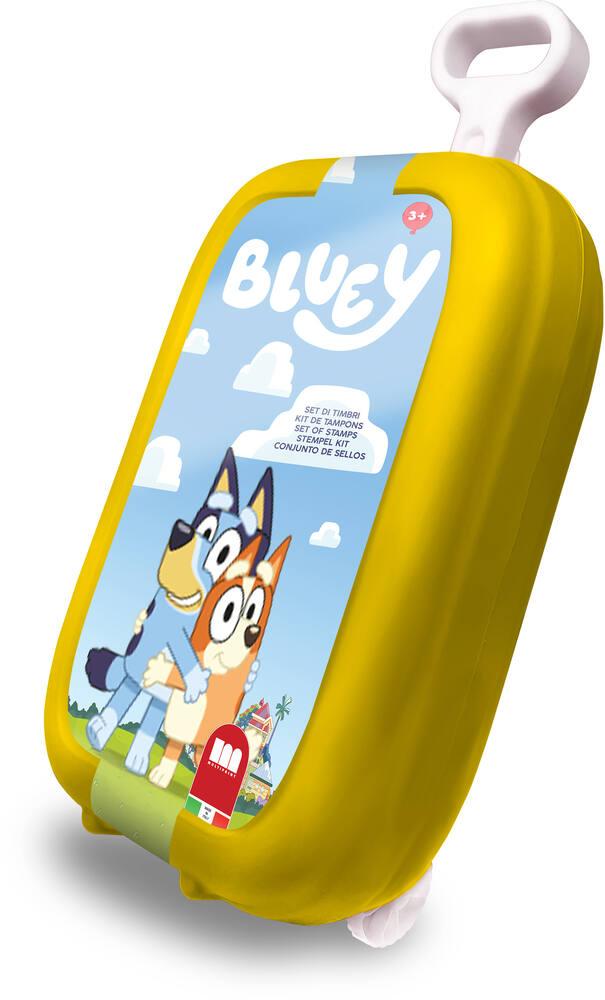 Kit De Tampons Bluey - Lot De Tampons Et Stylos Pour Enfants, Motifs Bluey Et Ses Amis, Couleurs Vives