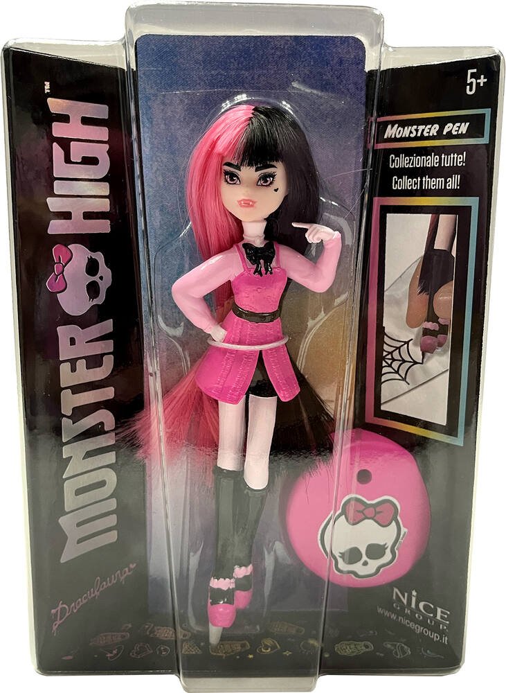 Monster high poupee stylo draculaura, comme a l'ecole - rentree scolaire