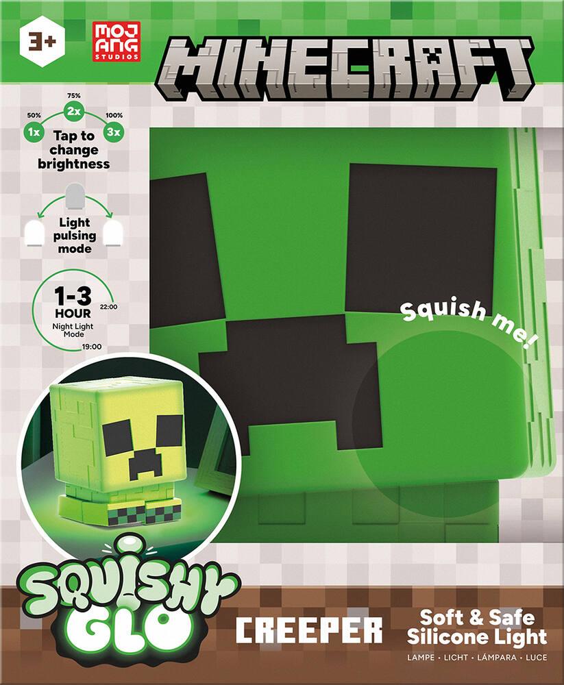 Guirlande Lumineuse Minecraft Creeper LED 165 Cm – 10 Cubes Officiels, 2 Modes, Piles, Déco Gamer Enfant