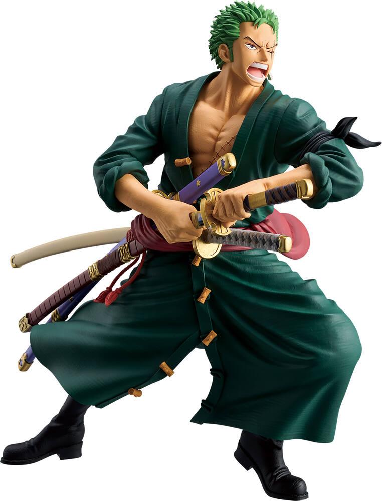 Figurine One Piece – Roronoa Zoro – 31 Cm – PVC – NEUF – Anime Collection
