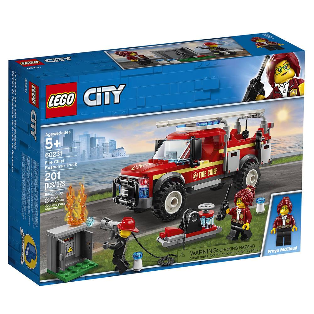 Lego 60231 Le Camion Du Chef Des Pompiers Jeux De Constructions Maquettes Joueclub