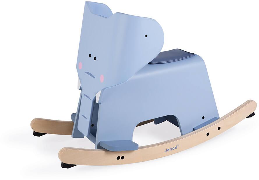Elephant a bascule en bois deals