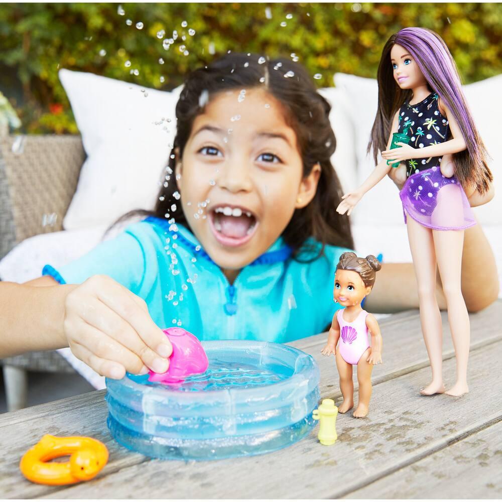 Piscine barbie hot sale jouet club