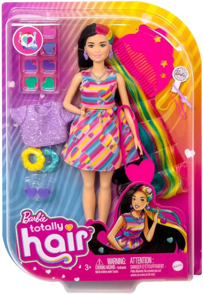 Tete a coiffer barbie brune hot sale