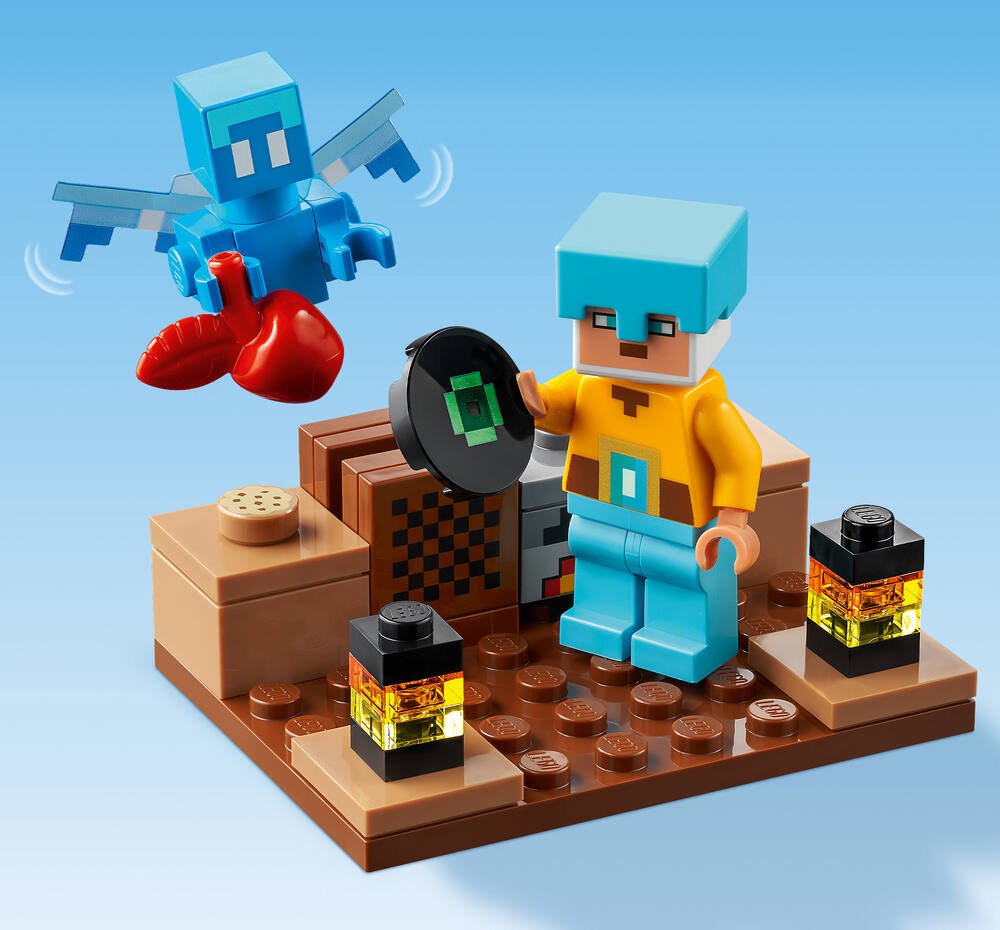 Lego®minecraft™ 21244 - l'avant-poste de l'epee, jeux de constructions &  maquettes