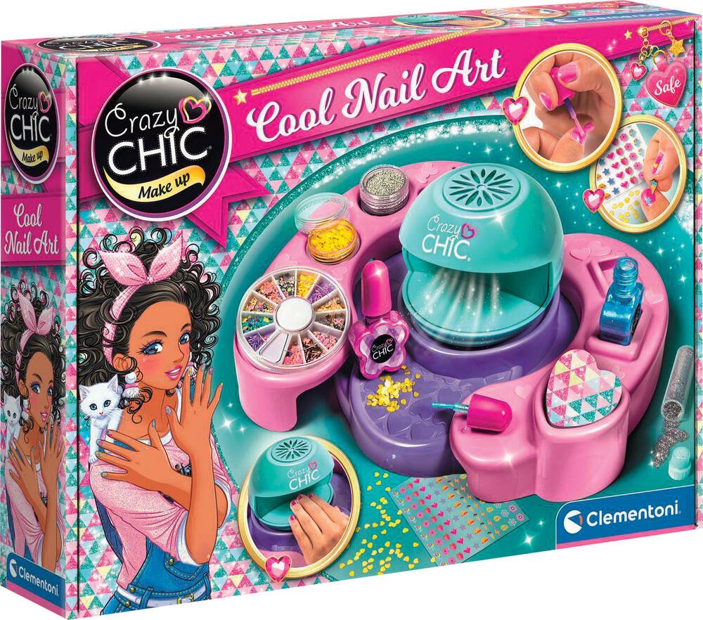 Clementoni Cool Nails Crazy Chic-L'atelier, Machine à manucure