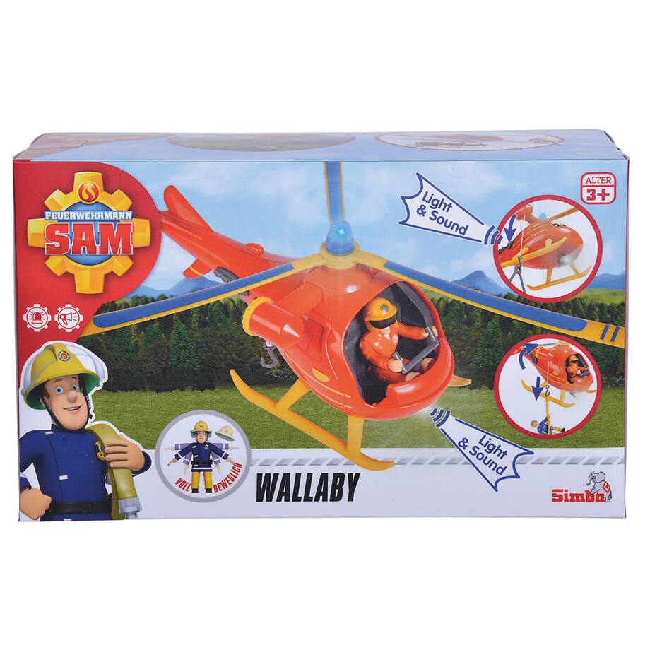 Hélicoptère Wallaby 1 Tom Sam le Pompier - La Grande Récré