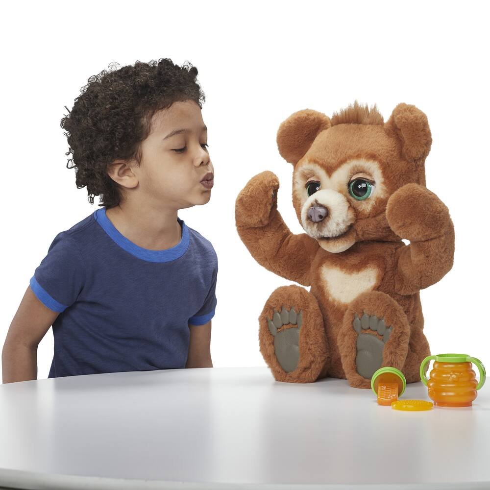 Peluche interactive Cubby l'Ours curieux - Furreal friends