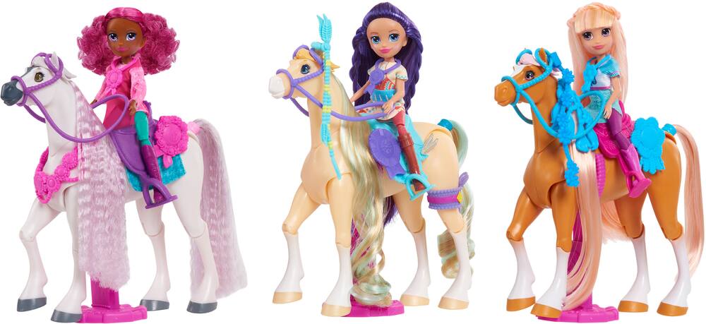 vente chaude petit athlétisme poney miniature en plastique cheval jouet  poupée et vivre articulations poupée pour fille