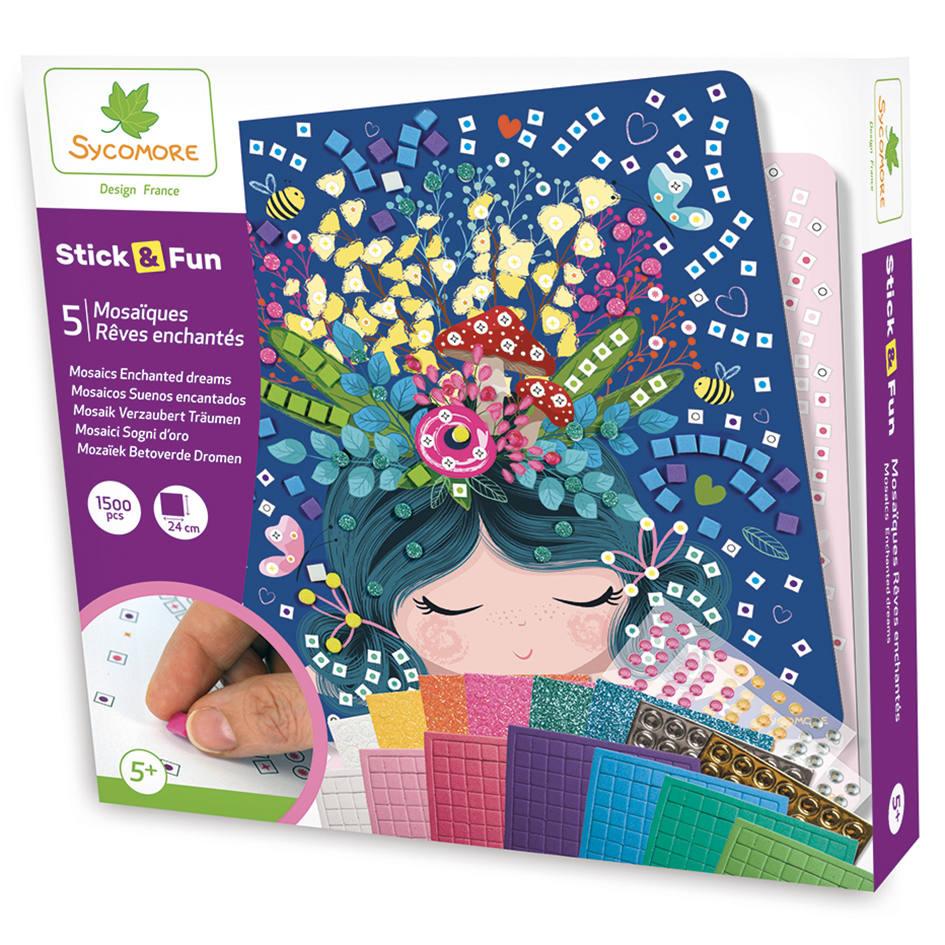 Sycomore Mosaïques Autocollantes pour Enfants 5 Tableaux Sycomore Mosaïques Autocollantes pour Enfants 5 Tableaux