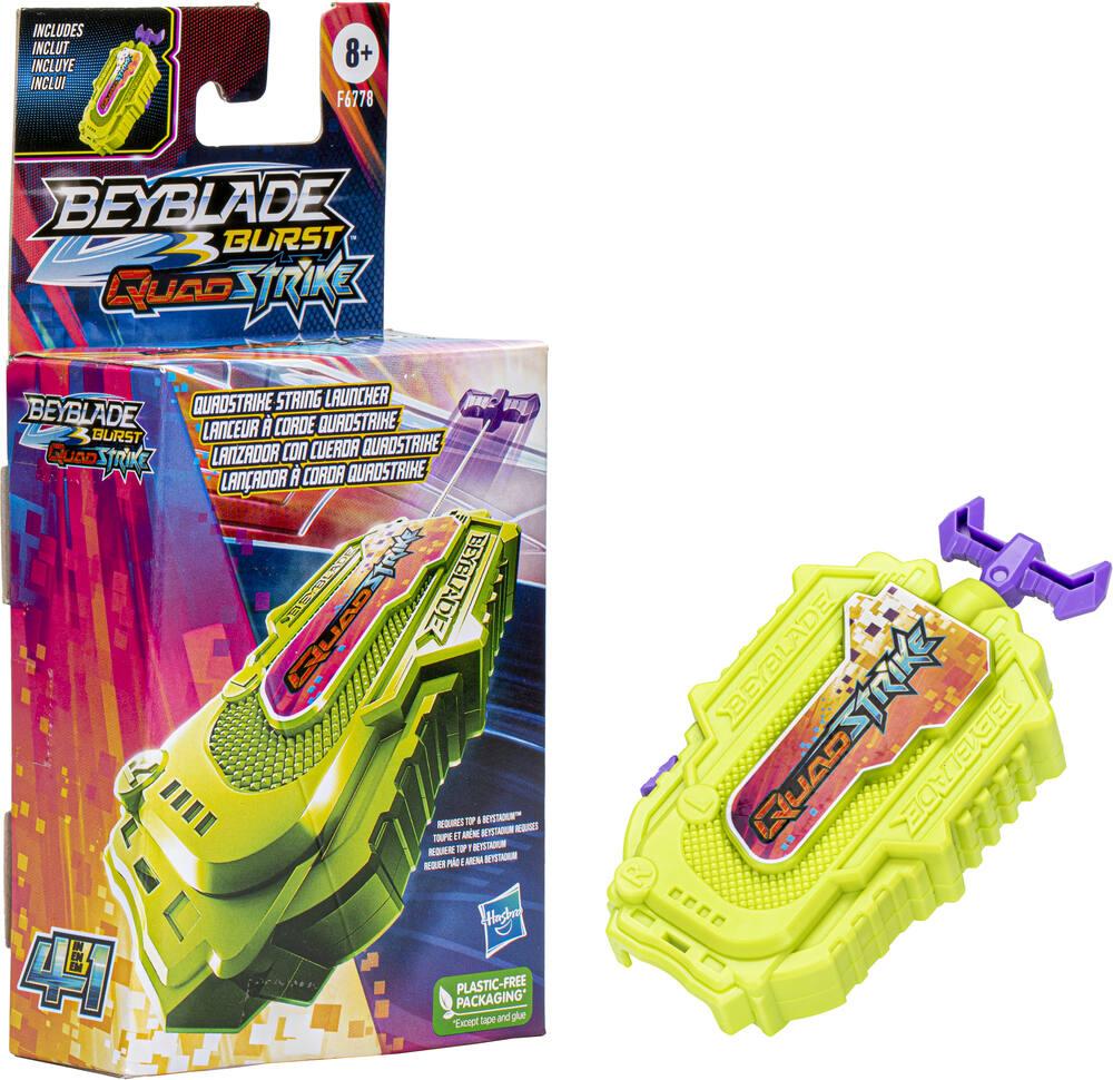 Set Double Lanceur Beyblade Quad Strike - Avec Tatouages SpinPlus