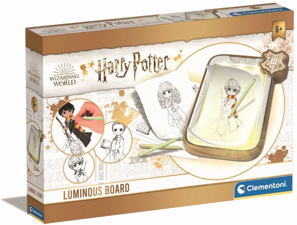 ShenMo Mini créativité Harry Potter A réveil numérique,lumières colorées  réveil d'humeur Horloge carrée ,Meilleur Cadeau pour garçons et Filles 