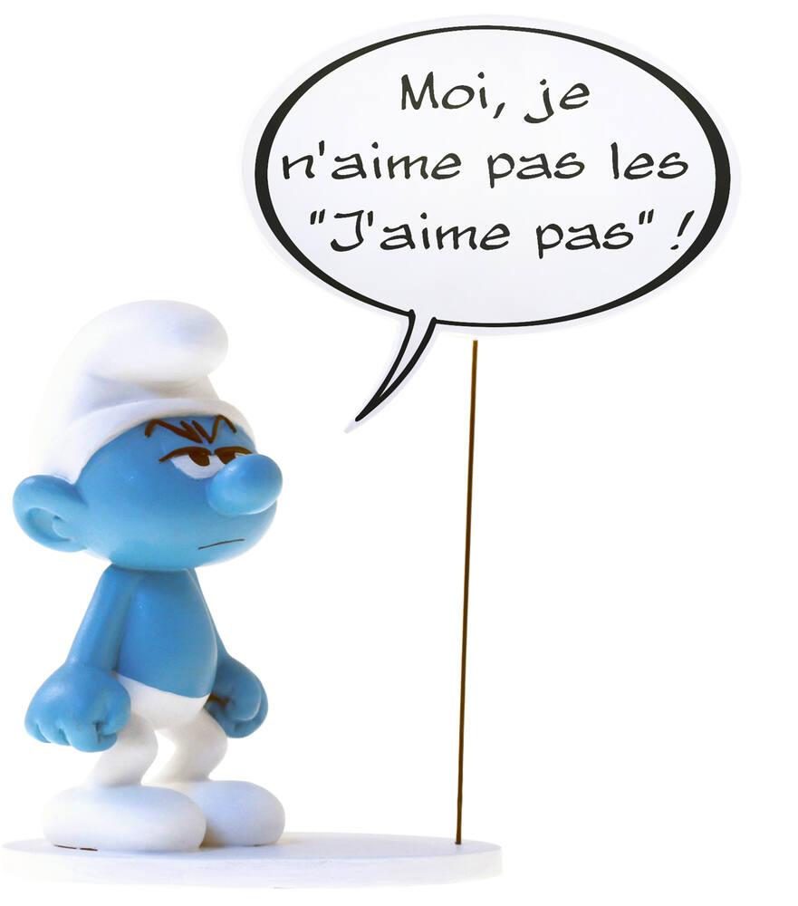 Schtroumpfette - Un peu, beaucoup... - Collection Bulle: Figurines BD par Peyo chez Collectoys