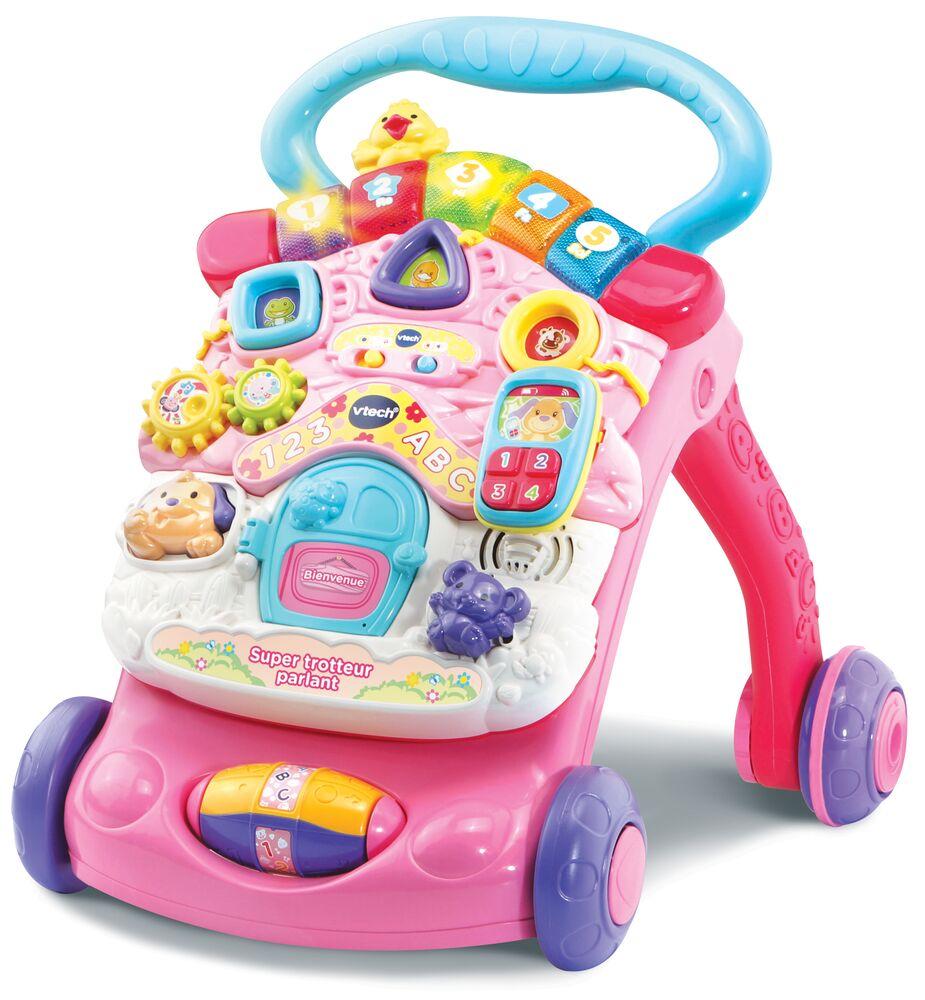 Vtech baby super trotteur parlant en rose jouets 1er age - Main Image
