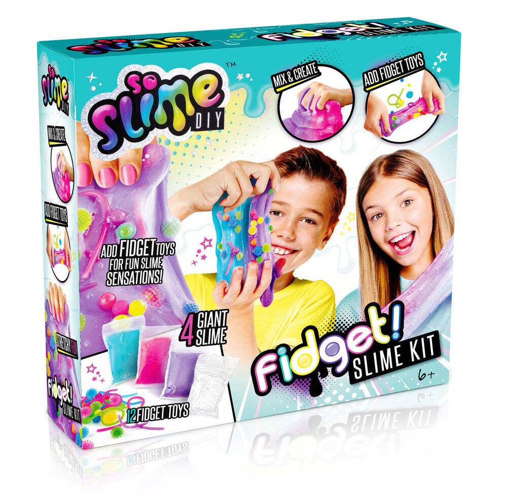 Baril de Slime Fidget - 4 Méga Slimes - Canal Toys - Loisirs Créatifs pour  Enfant - Des 6 ans 889491