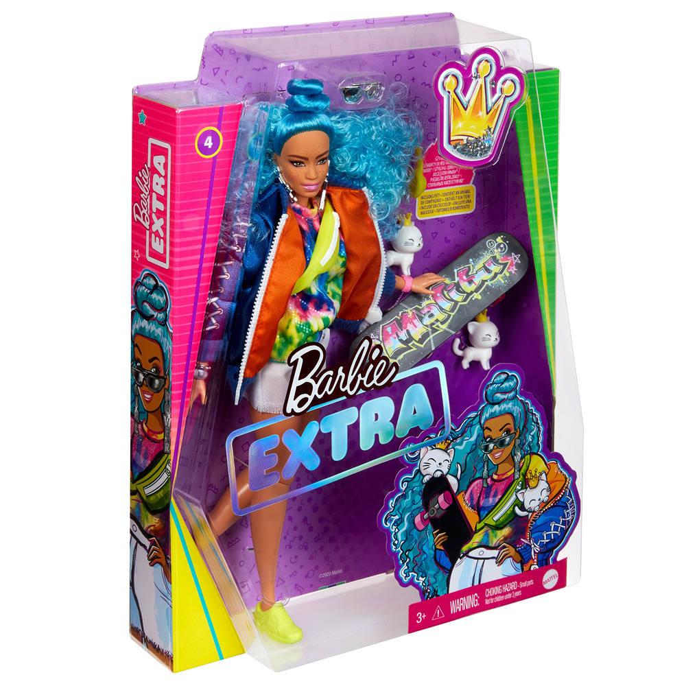 Poupee barbie extra cheveux bleu | poupees | jouéclub