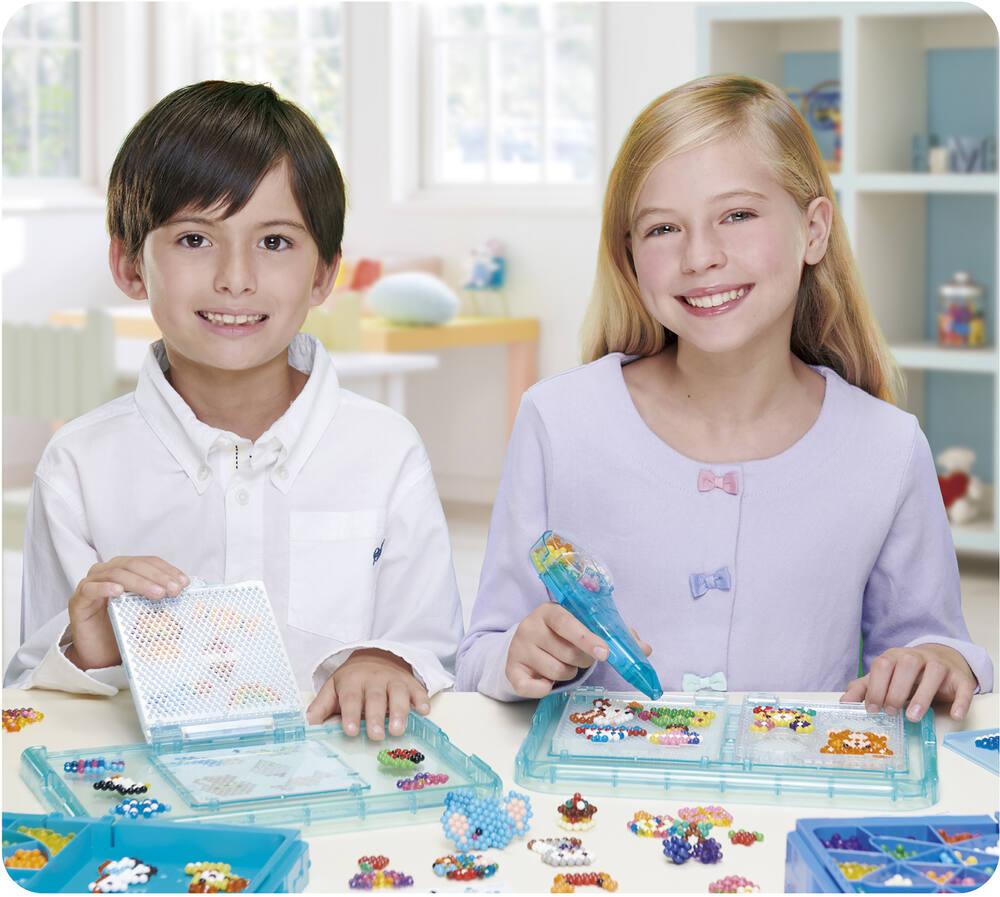 Aquabeads Coffre à Perles 3000 - Kit Loisirs Créatifs Enfant Dès 4 Ans - Recharge Perles Magiques