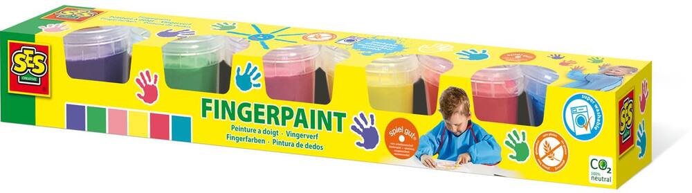 Peinture au Doigt Enfant - CREATIVE DECO - 6 x 125 ml - Couleurs Intenses  et Vives - Lavable à l'eau - Cdiscount Jeux - Jouets