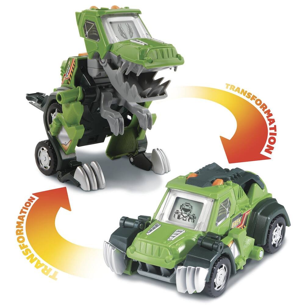 Hot Wheels - Super Dino Robot Garage - Petite Voiture - 5 Ans Et +