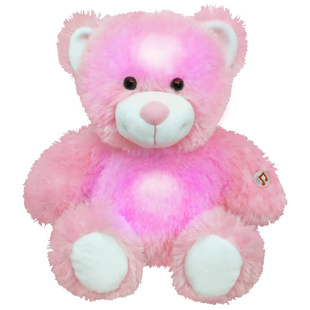 Universal - 30-80 cm lumineux luminaire peluche ours en peluche (rose 50  cm) - Doudous - Rue du Commerce
