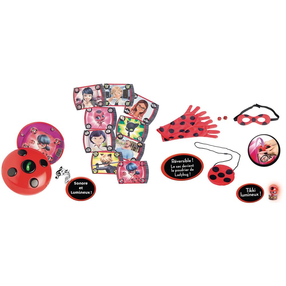 Multipack Deviens Marinette & Ladybug - BANDAI - Miraculous - Téléphone  magique - Accessoires Ladybug et Tikki - Cdiscount Jeux - Jouets