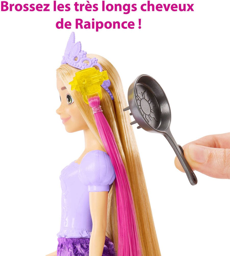 DISNEY PRINCESS Poupée Raiponce chevelure fabuleuse pas cher 