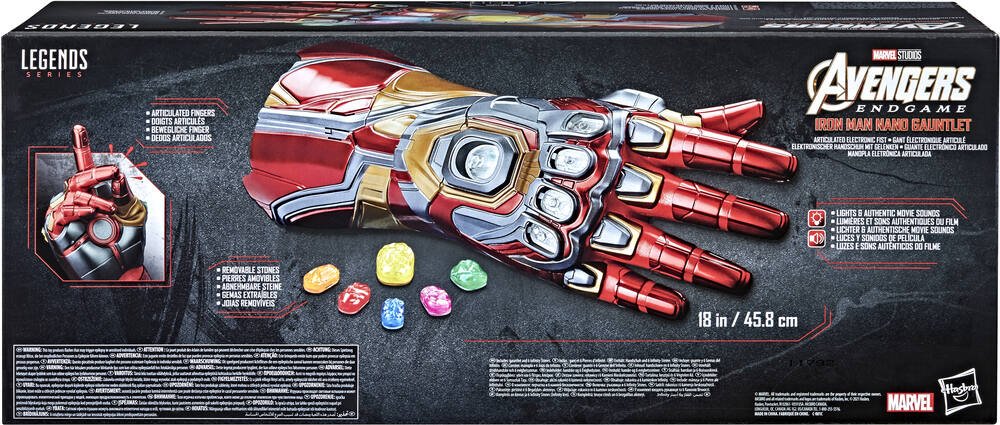 Accessoire de déguisement Marvel Avengers Endgame – Gant d'Infinité  Electronique - Jouet Avengers : : Jeux et Jouets
