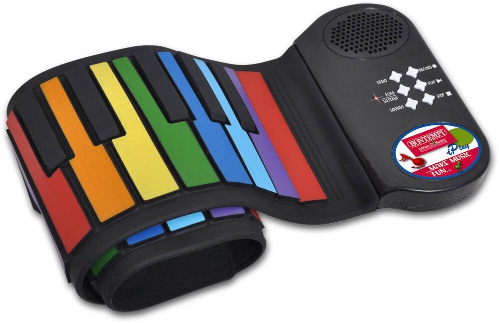 ColorBaby Bontempi 39217 Piano à queue avec 32 touches, microphone, tabouret, lumières, guide des couleurs, enregistrement, lecture, entrée auxiliaire, structure stable, 40 x 46 x 62 cm, à partir de 3 ColorBaby Bontempi 39217 Piano à queue avec 32 touches, microphone, tabouret, lumières, guide des couleurs, enregistrement, lecture, entrée auxiliaire, structure stable, 40 x 46 x 62 cm, à partir de 3