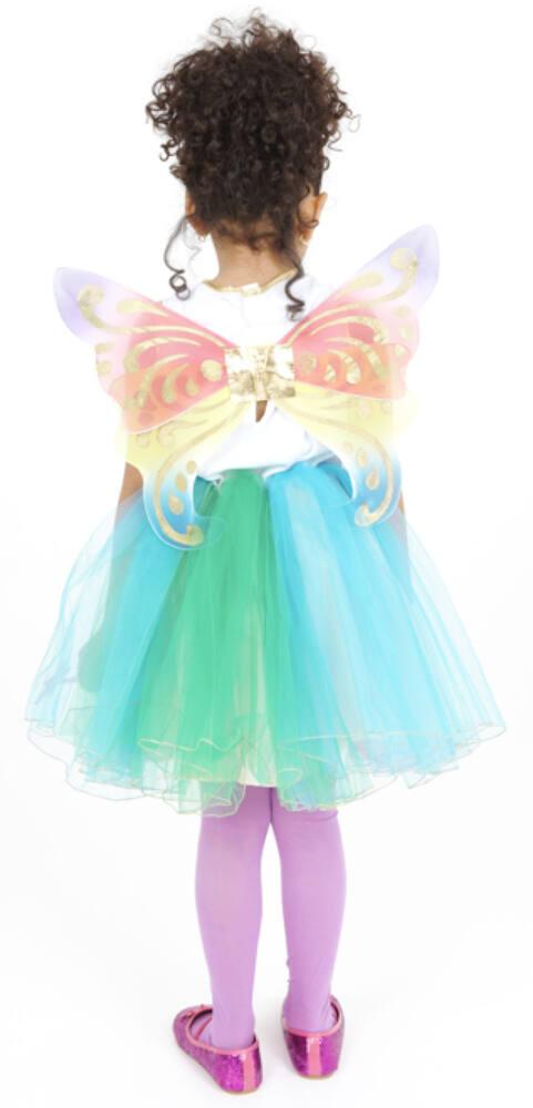 Robe en satin rayée avec ceinture fille Encre | Mayoral
