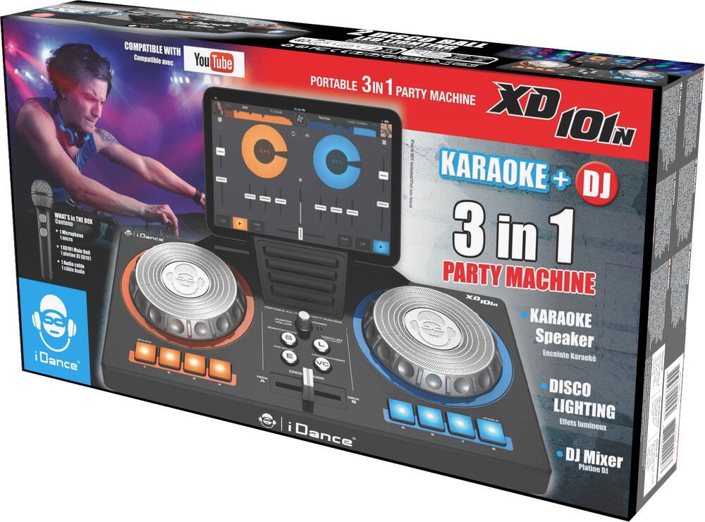 Xd101n-bk table mixage 3 en 1, musiques, sons & images