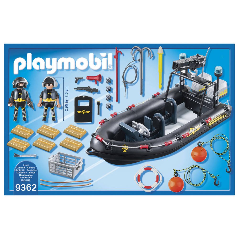 playmobil bateau police