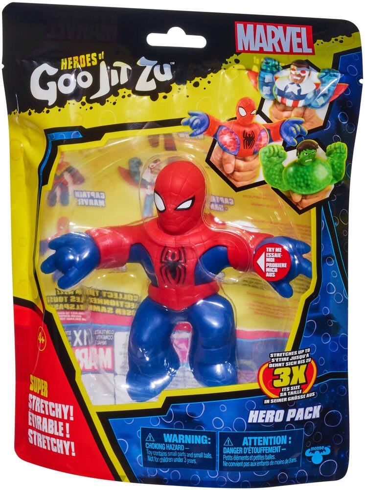 Figurine Spiderman Goo Jit Zu - Marvel - 11 cm - Jeux de récré