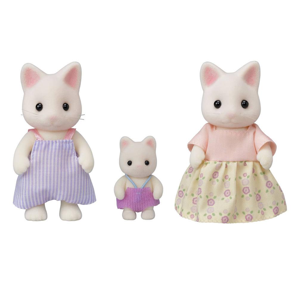 La Famille Chat Blanc Figurines Joueclub