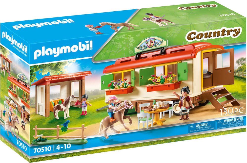 Playmobil Country 70166 pas cher, Ferme de poneys