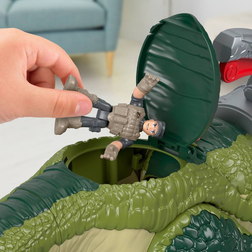 Dinosaure T-Rex Mega Machoire & Dr Grant 4x4 Mattel : King Jouet, Figurines  Mattel - Jeux d'imitation & Mondes imaginaires