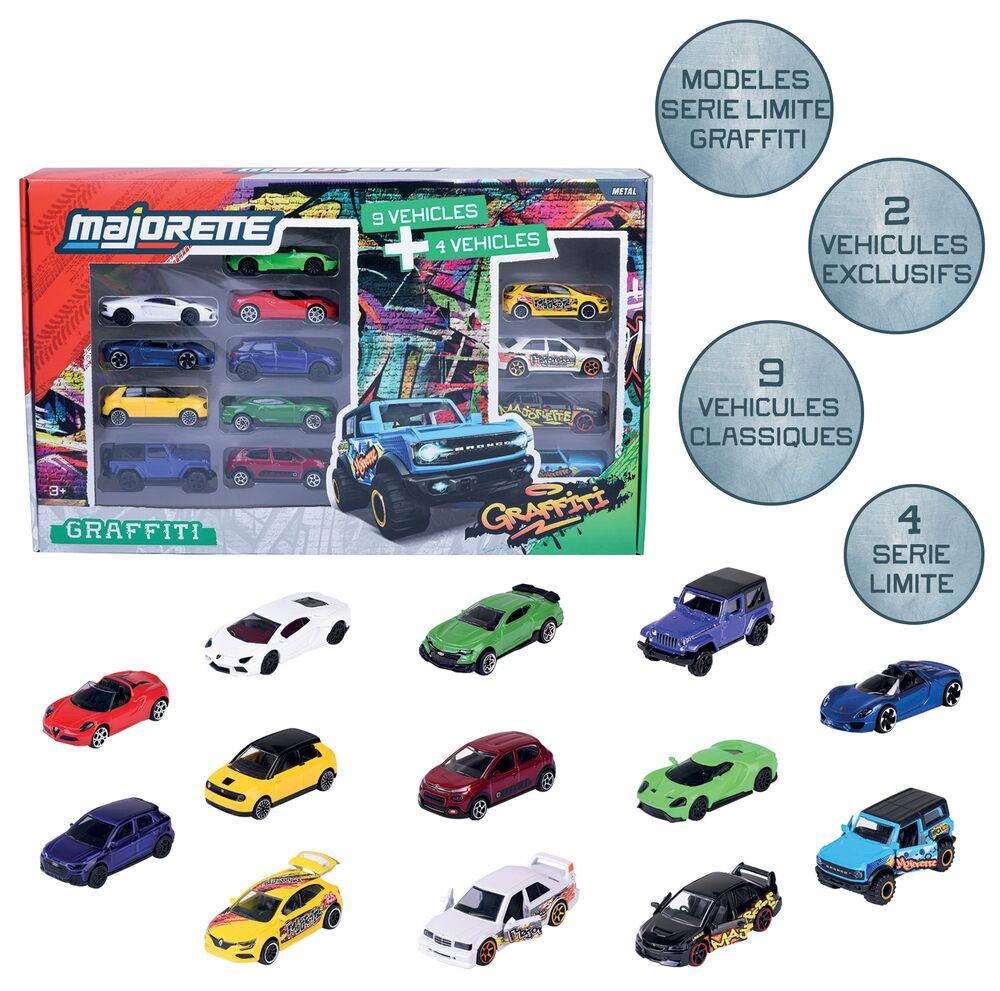 Majorette serie limitee - set 13 vehicules graffiti | vehicules