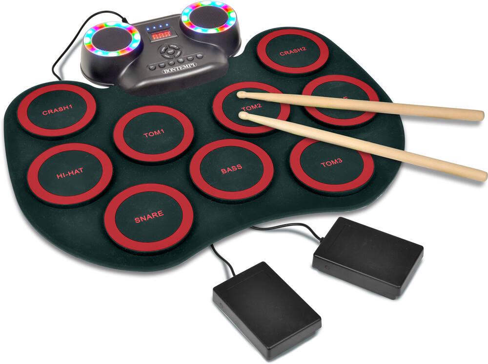Ensemble De Batterie À Doigts – Mini Kit De Percussion Électronique De Bureau, Batterie Tactile Portable | Musicaux Pour, Pour Garçons Et Filles