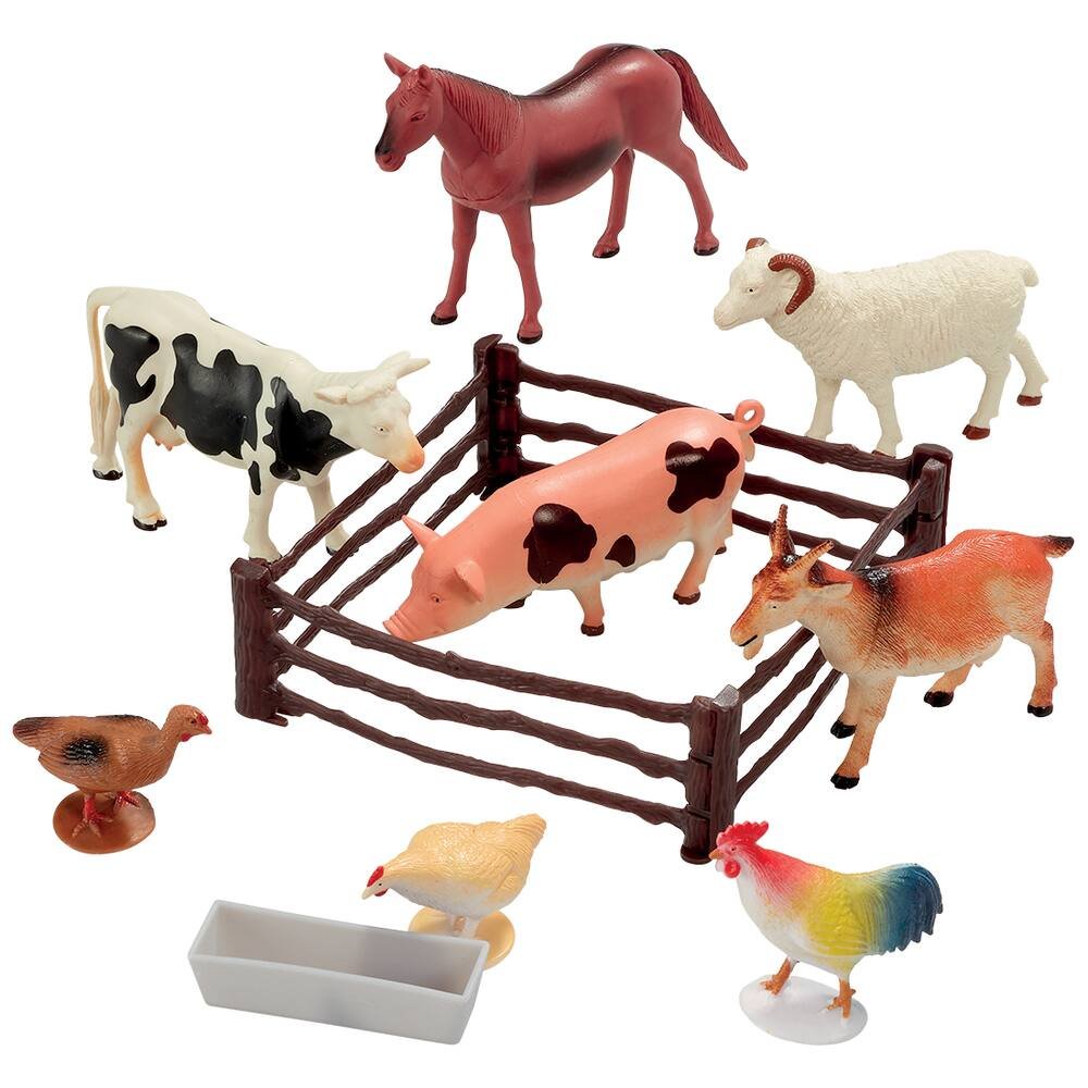 Baril les animaux de la ferme, figurines
