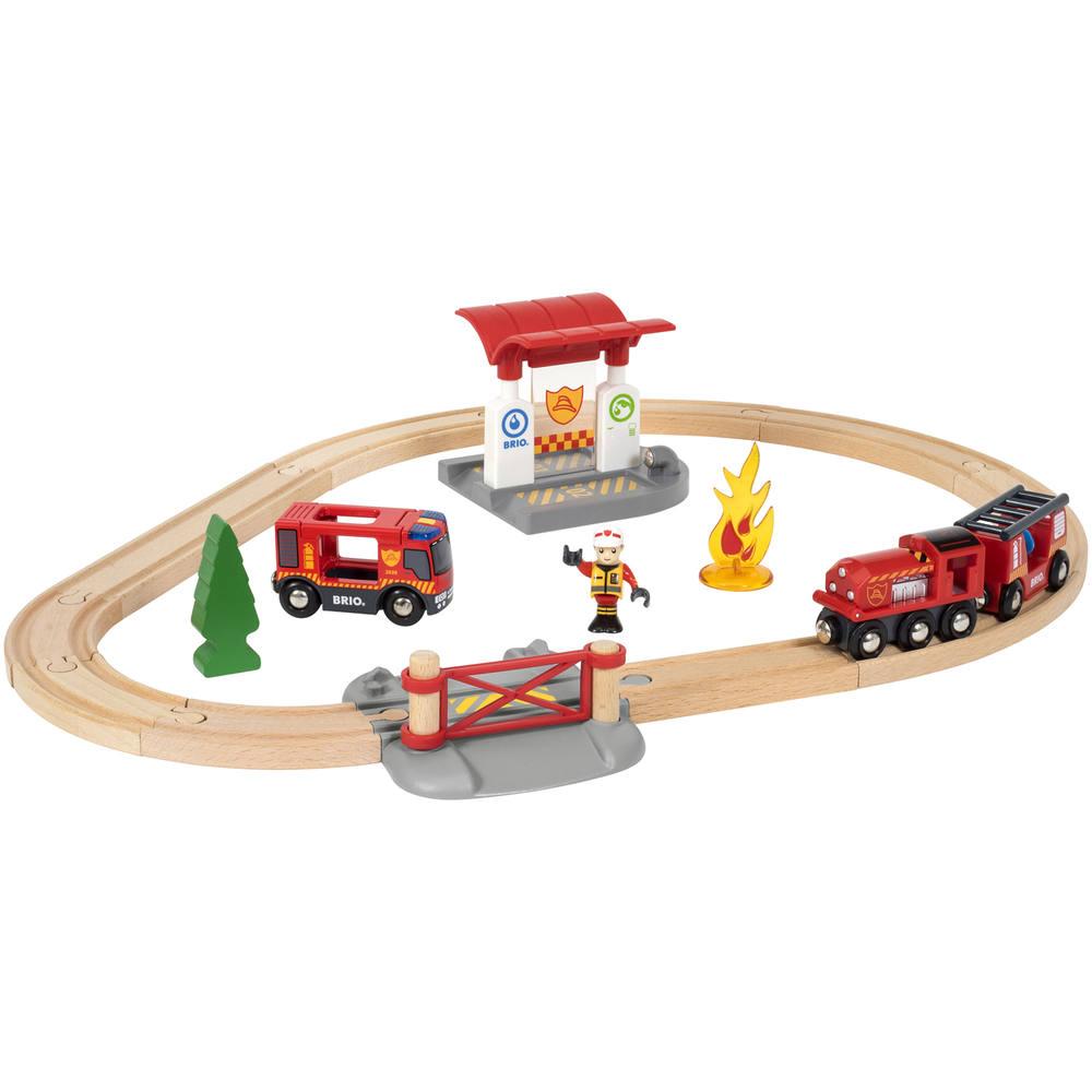 Brio 33815 - circuit action pompier | vehicules-garages | jouéclub