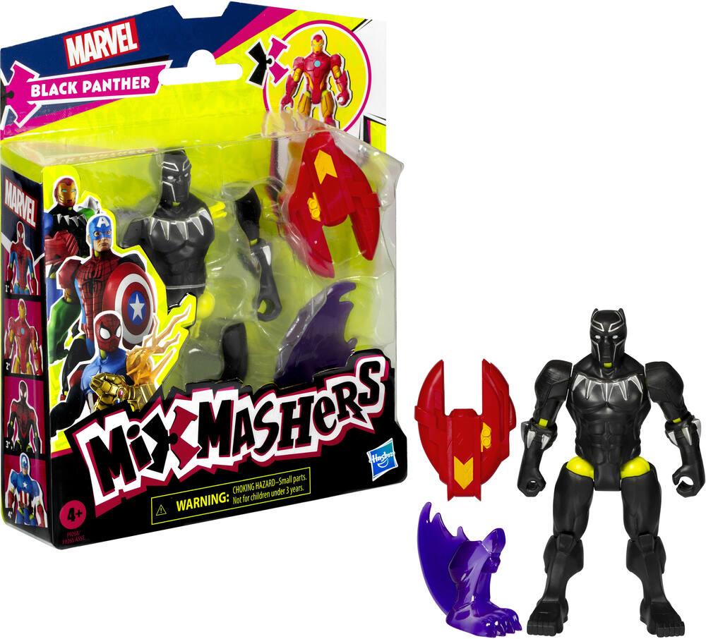 Marvel MixMashers Iron Man – Figurine 12 Cm Interchangeable – Pièce Captain America Incluse