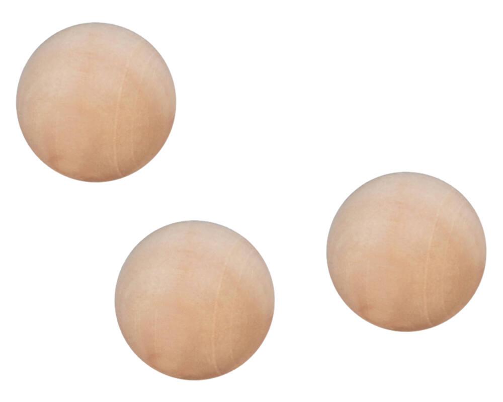 Lot De 3 Cochonnets De Pétanque En Bois - Diamètre 3 Cm - Neufs (jamais Servis)