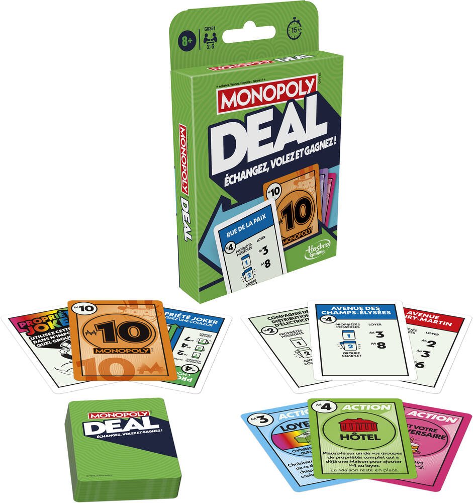 Monopoly deal, jeux de societes