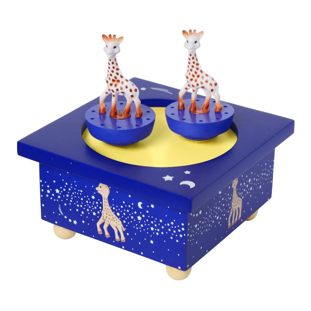 Boite A Musique Bois Sophie La Girafe Voie Lactee Chambre