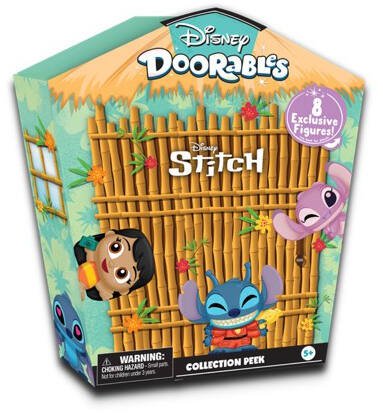 Doorables - stitch collector pack - 8 figurines exclusives, figurines