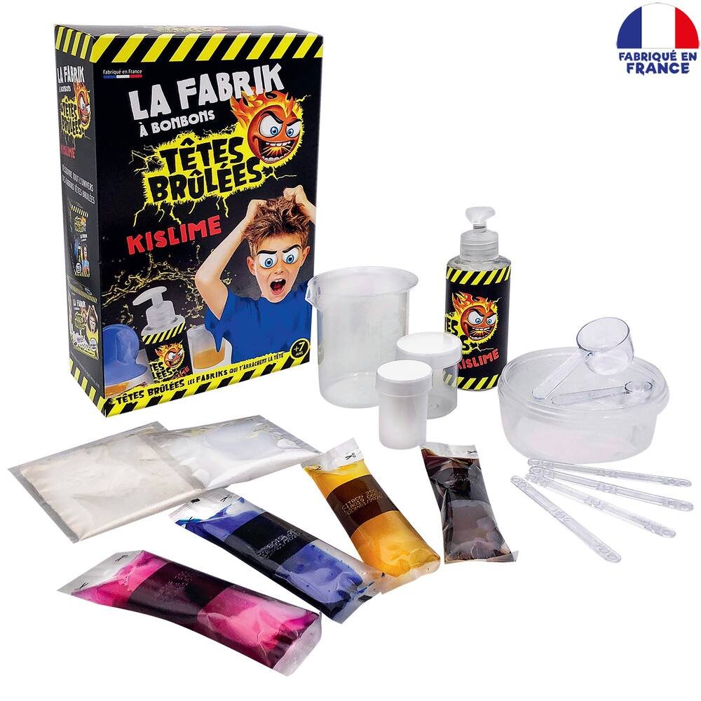 TETES BRULEES 430399 - La Mini Fabrik a Bonbons - Naturliga smaker och  färgämnen