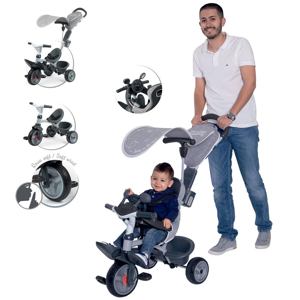 Tricycle baby driver confort gris | jouets 1er age | jouéclub