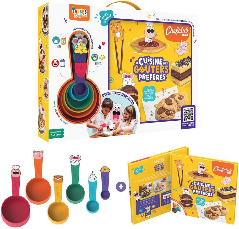 Tasses Doseuses Chefclub Kids - Ustensiles Cuisine Enfants Avec Personnages Amusants