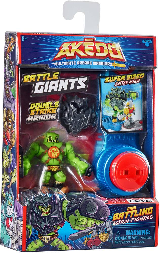 Akedo Meilleurs Guerriers des Jeux d'Arcade Coffret de démarrage Figurines Miniatures de Combattants À Vos Marques, prêts, combattez, Simple, 14231, Multicolore, 2.19 x 4.25 x 3.46 inches