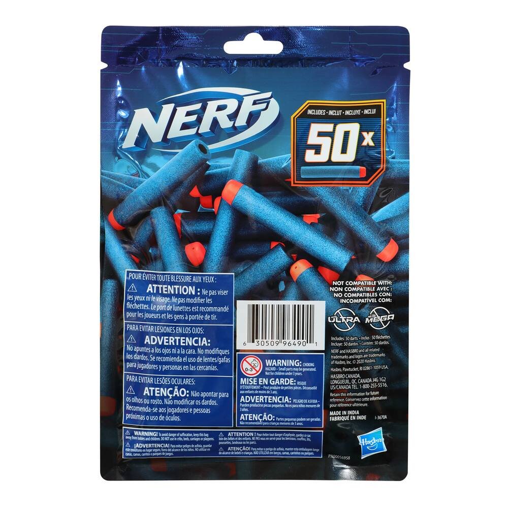 Nerf elite 2.0 pack 50 flechettes, jeux exterieurs et sports